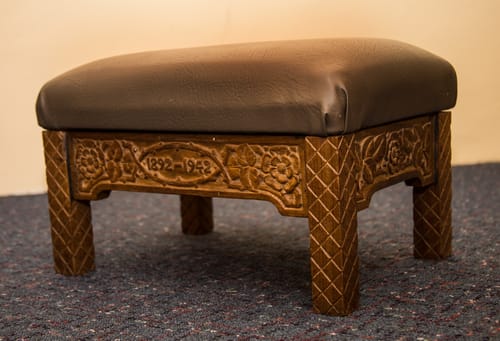 Kneeler stool for St Michael's Collegiate 1942.