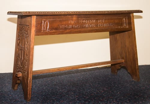 Piano stool, St Michael's Collegiate, Hobart