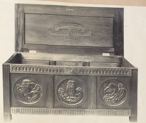 Dower chest for Keva Allardyce.
