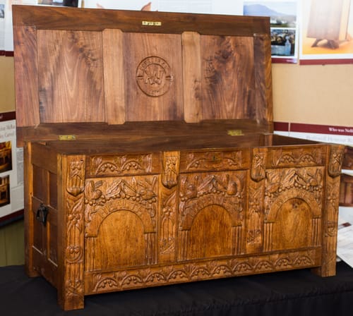 Dower chest for Alicia Jane Whitesides.