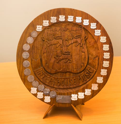 Hutchins music shield.