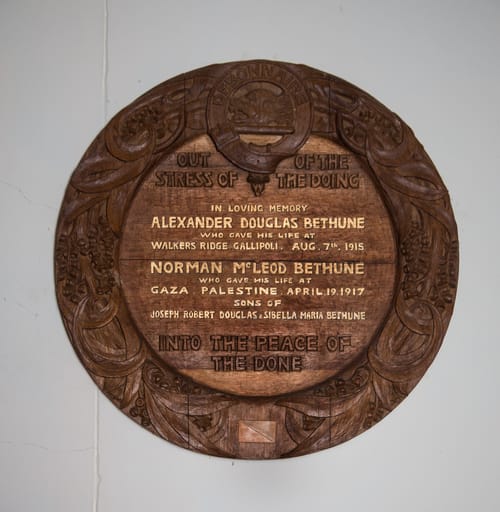 Memorial plaque, Ouse.