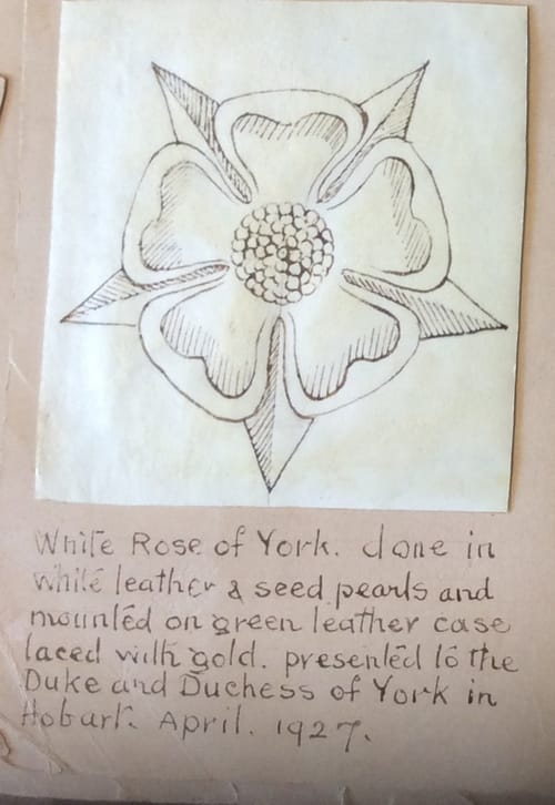 White rose of York.