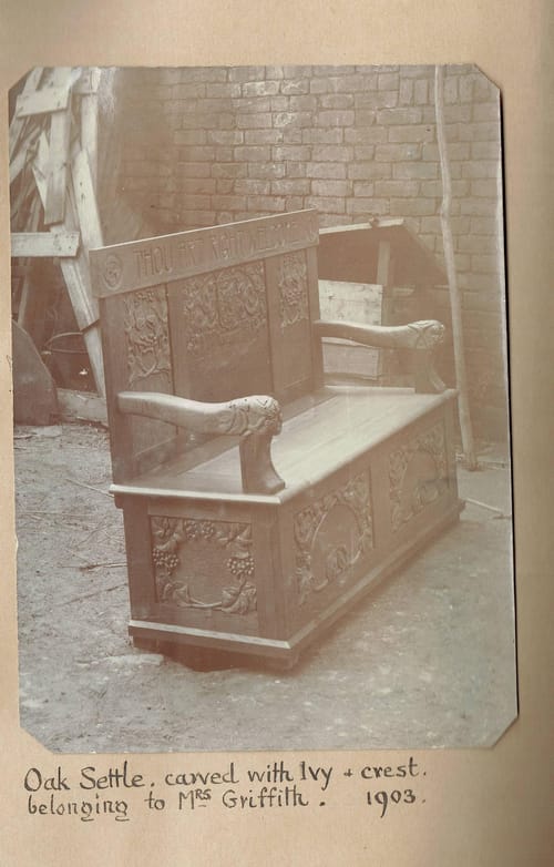 Settle carved for Griffiths.